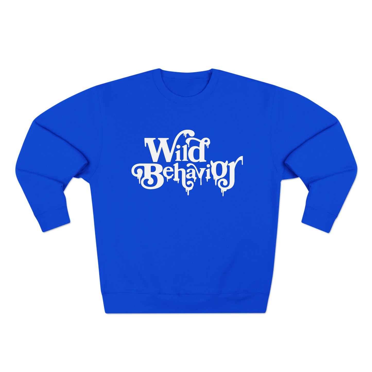 White Font Unisex Crewneck Sweatshirt