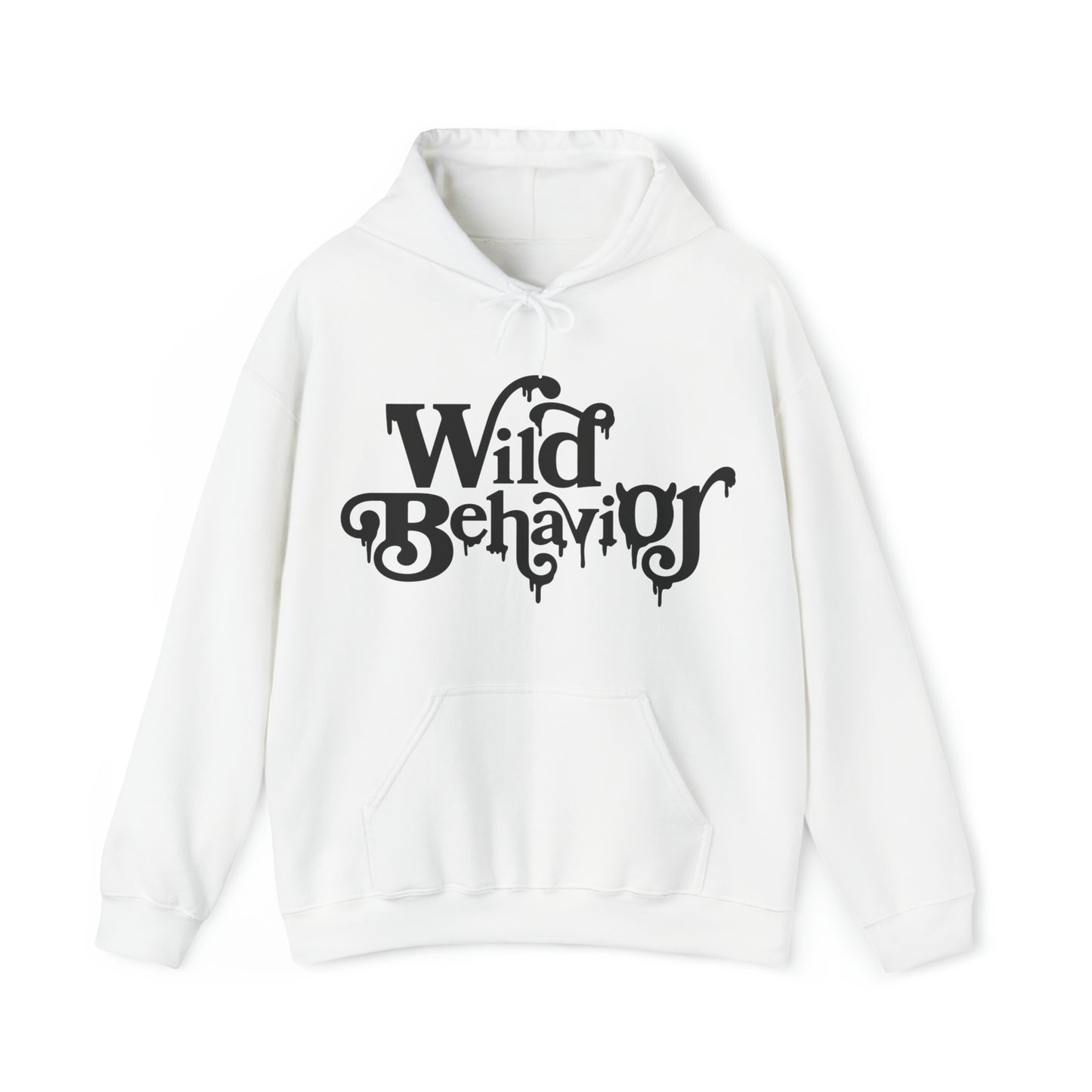 White Font Unisex Heavy Blend™ Hooded Sweatshirt