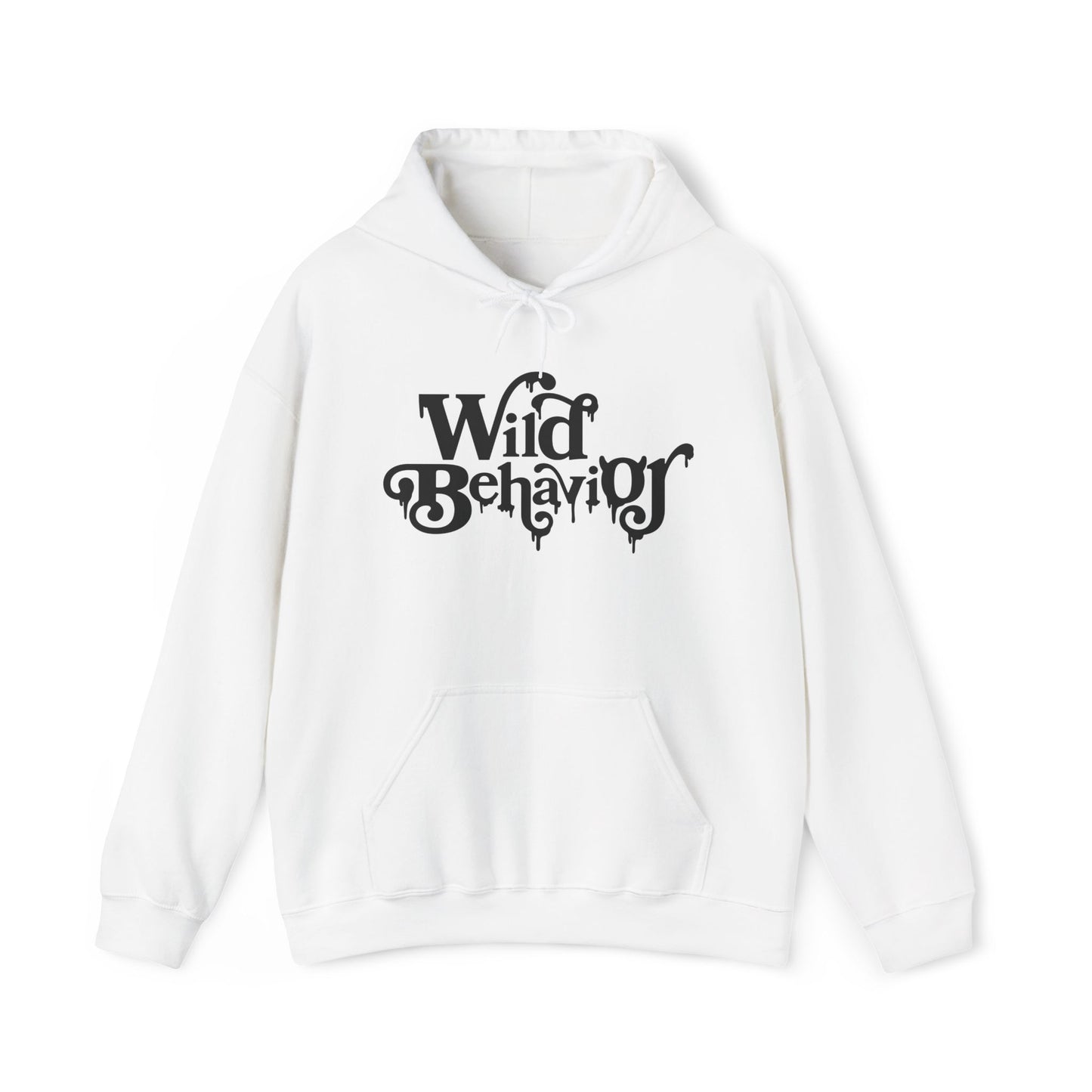 White Font Unisex Heavy Blend™ Hooded Sweatshirt